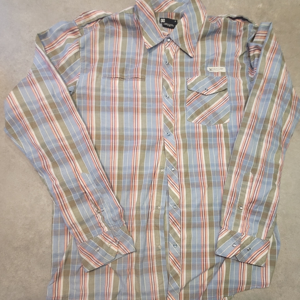 DC Multicolor Striped Dress Shirt